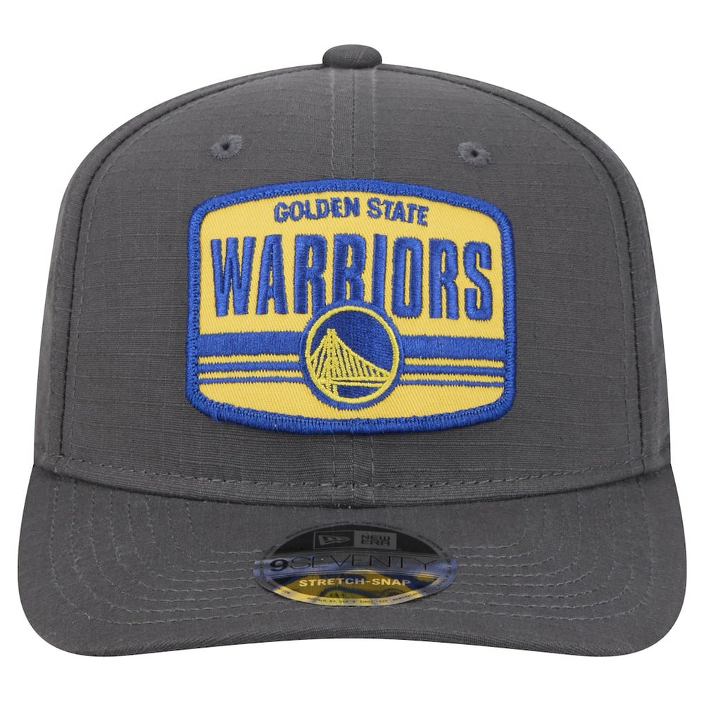 Golden State Warriors Team Elevated Patch 9SEVENTY Adjustable Hat sale - Graphite | New Era cheap