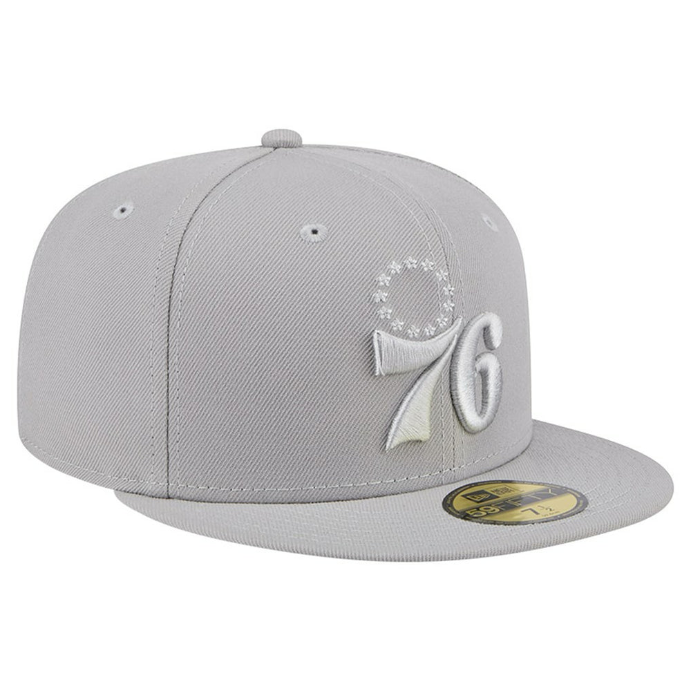Philadelphia 76ers Color Pack 59FIFTY Fitted Hat - Gray | New Era cheap