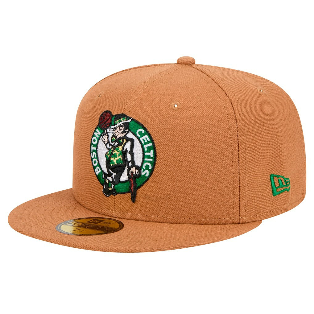 Boston Celtics Color Pack 59FIFTY Fitted Hat - Tan | New Era online