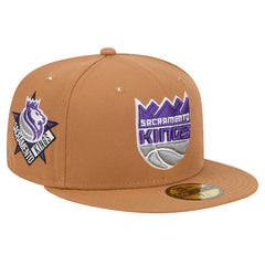 Sacramento Kings Color Pack 59FIFTY Fitted Hat - Tan | New Era outlet