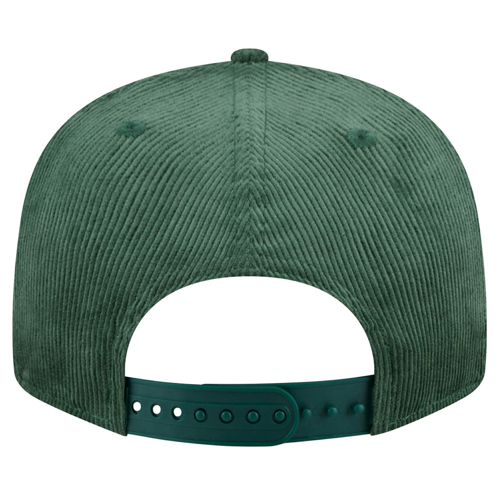 Milwaukee Bucks Throwback Display Corduroy 9FIFTY Snapback Hat - Hunter Green | New Era outlet