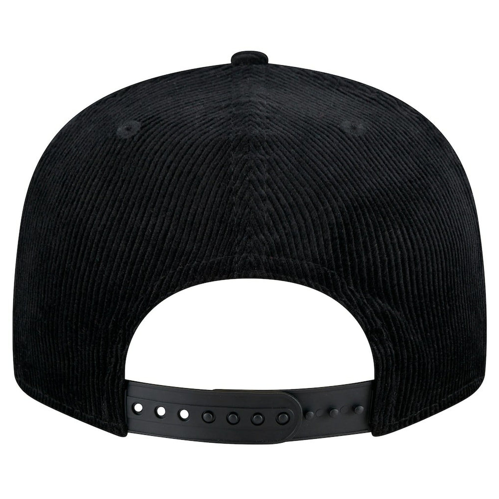 Chicago Bulls Throwback Display Corduroy 9FIFTY Snapback Hat - Black | New Era shop