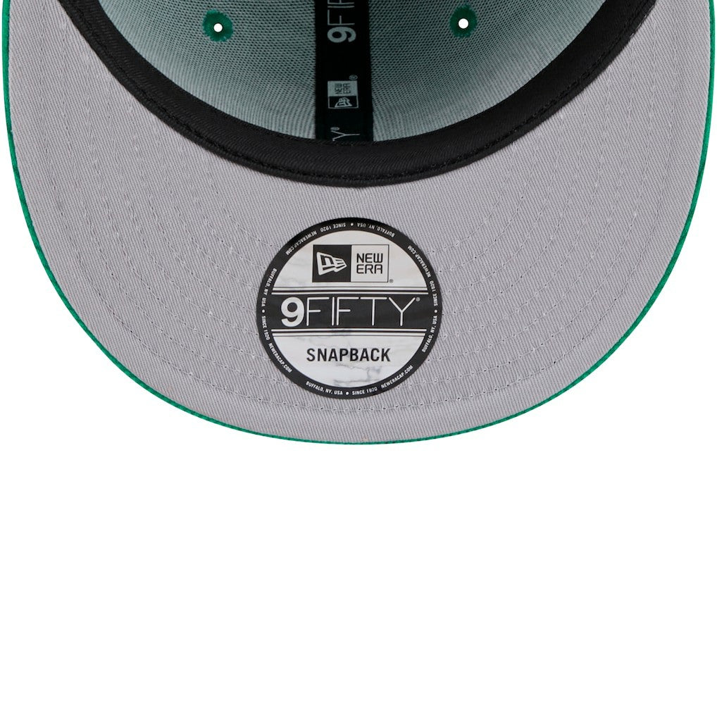 Boston Celtics Throwback Display Corduroy 9FIFTY Snapback Hat - Kelly Green | New Era on sale