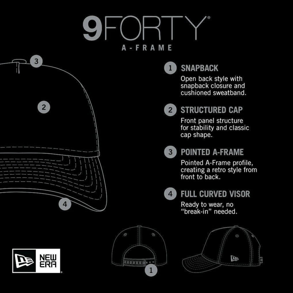 Chicago Bulls Black Throwback Gradient A-Frame 9FORTY Adjustable Hat | New Era online