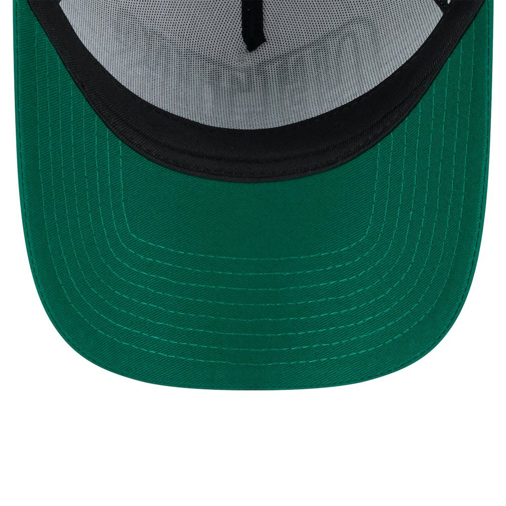 Boston Celtics Kelly Green Throwback Gradient A-Frame 9FORTY Adjustable Hat | New Era discount