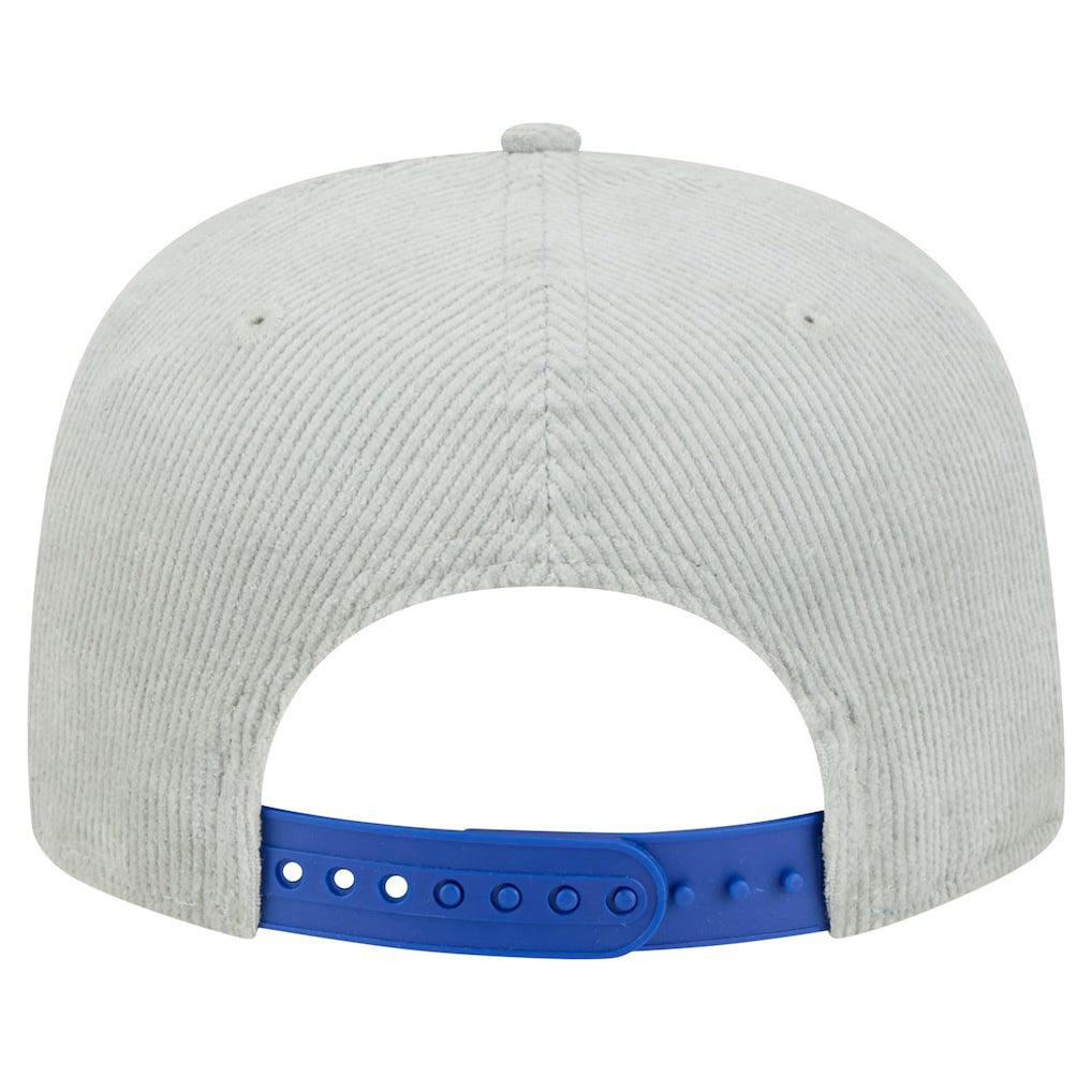 Philadelphia 76ers Throwback Corduroy Golfer Snapback Hat - Gray | New Era shop