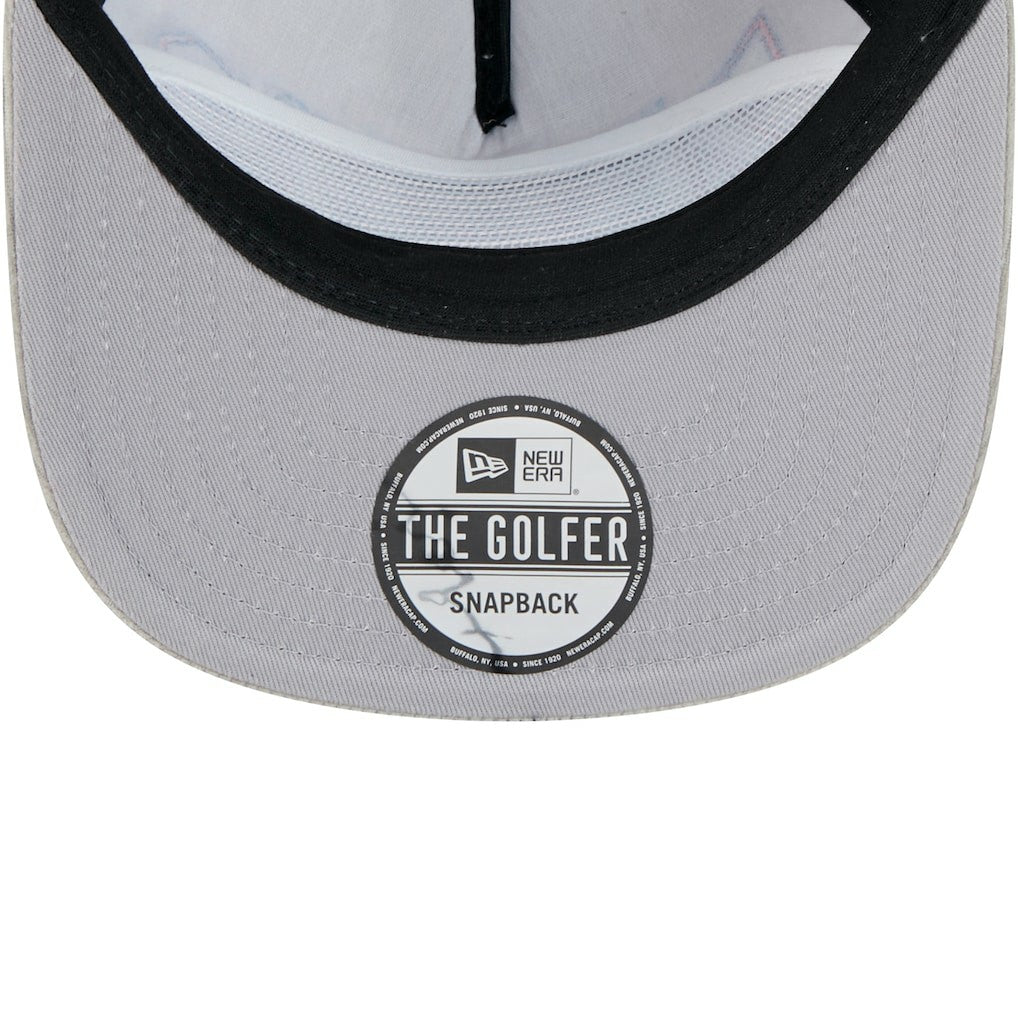 Philadelphia 76ers Throwback Corduroy Golfer Snapback Hat - Gray | New Era shop