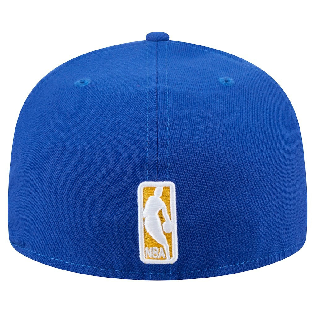 Golden State Warriors Throwback Pennant 59FIFTY Fitted Hat sale - Royal | New Era shop