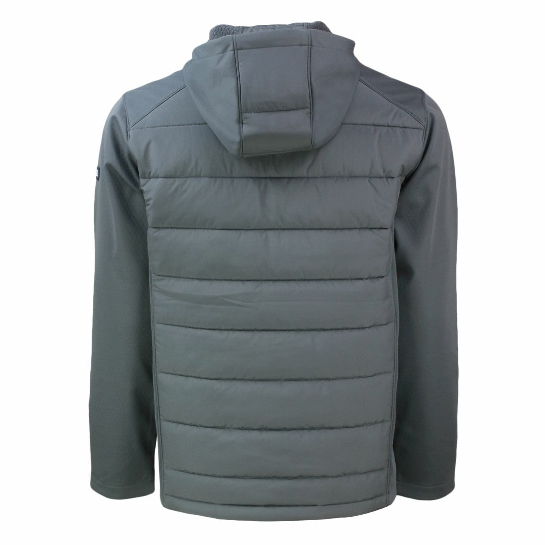 Tampa Bay Buccaneers Cutter & Buck Evoke PrimaLoft Hybrid Eco Softshell Recycled Full-Zip Hooded Jacket - Gray for sale