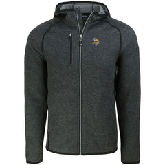 Minnesota Vikings Cutter & Buck Mainsail Full-Zip Hooded Jacket - Heather Charcoal sale