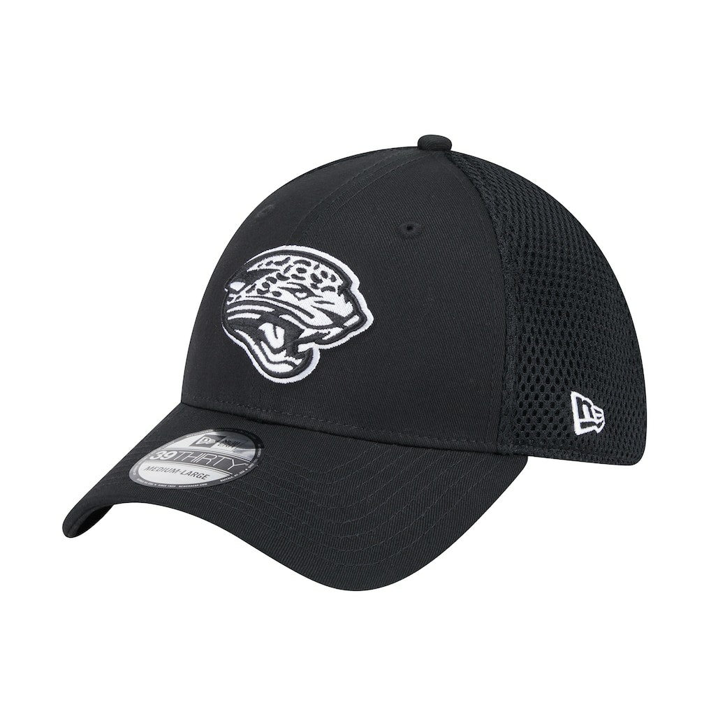 New Era Jacksonville Jaguars Black Main Neo 39THIRTY Flex Hat outlet