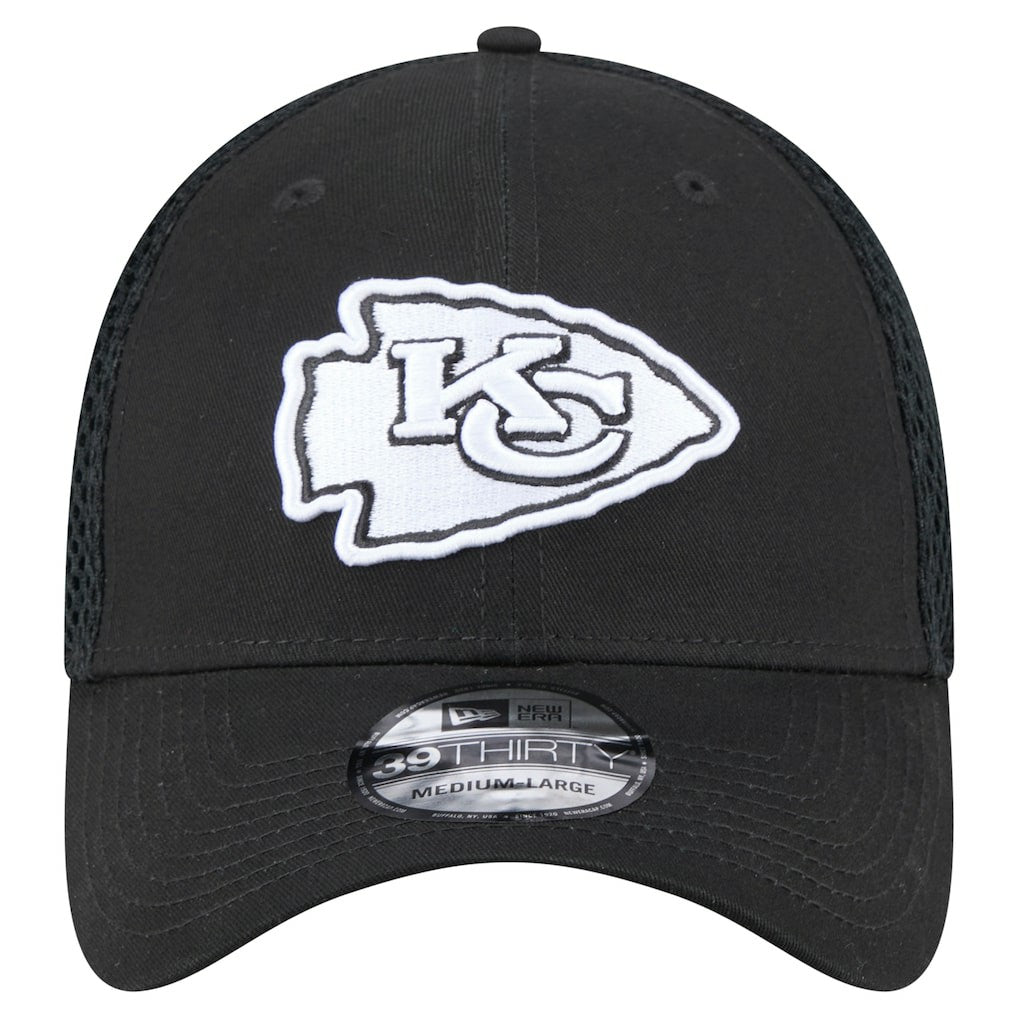 New Era Kansas City Chiefs Black Main Neo 39THIRTY Flex Hat outlet