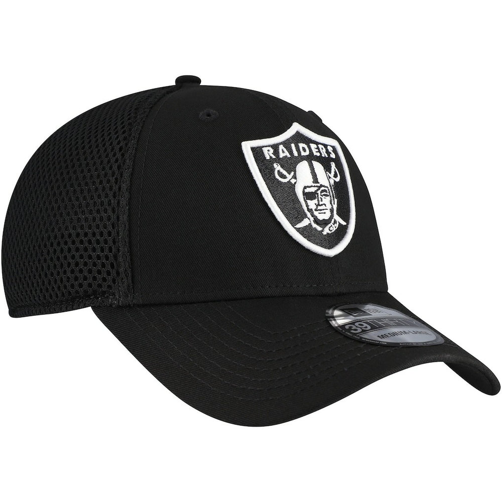 New Era Las Vegas Raiders Black Main Neo 39THIRTY Flex Hat cheap