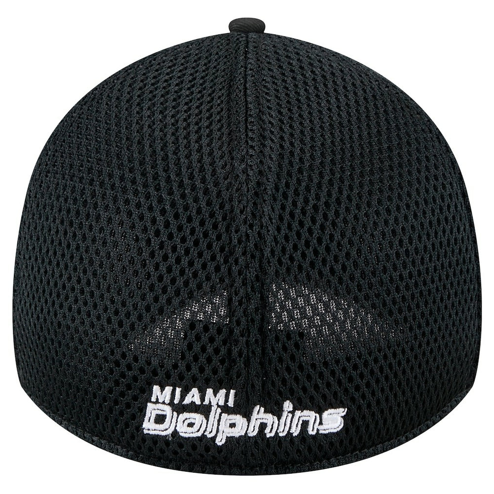 New Era Miami Dolphins Black Main Neo 39THIRTY Flex Hat for sale