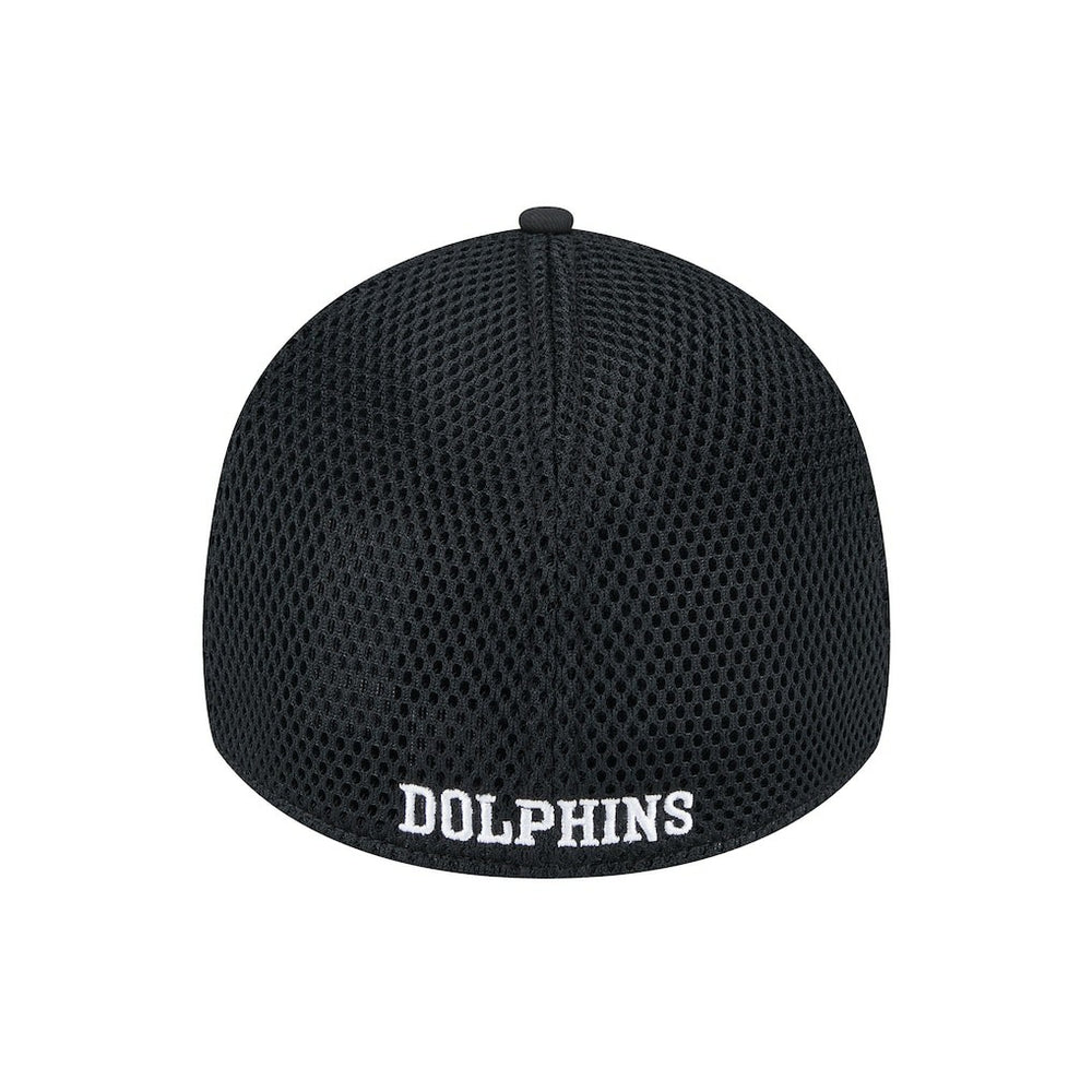 New Era Miami Dolphins Black Main Neo 39THIRTY Flex Hat for sale