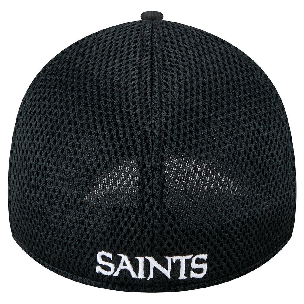 New Era New Orleans Saints Black Main Neo 39THIRTY Flex Hat outlet
