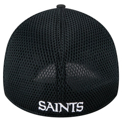 New Era New Orleans Saints Black Main Neo 39THIRTY Flex Hat outlet