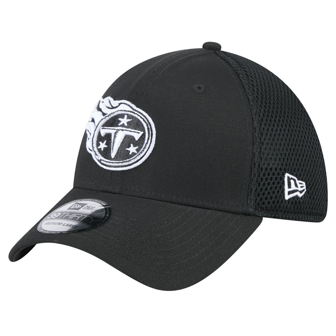 New Era Tennessee Titans Black Main Neo 39THIRTY Flex Hat sale