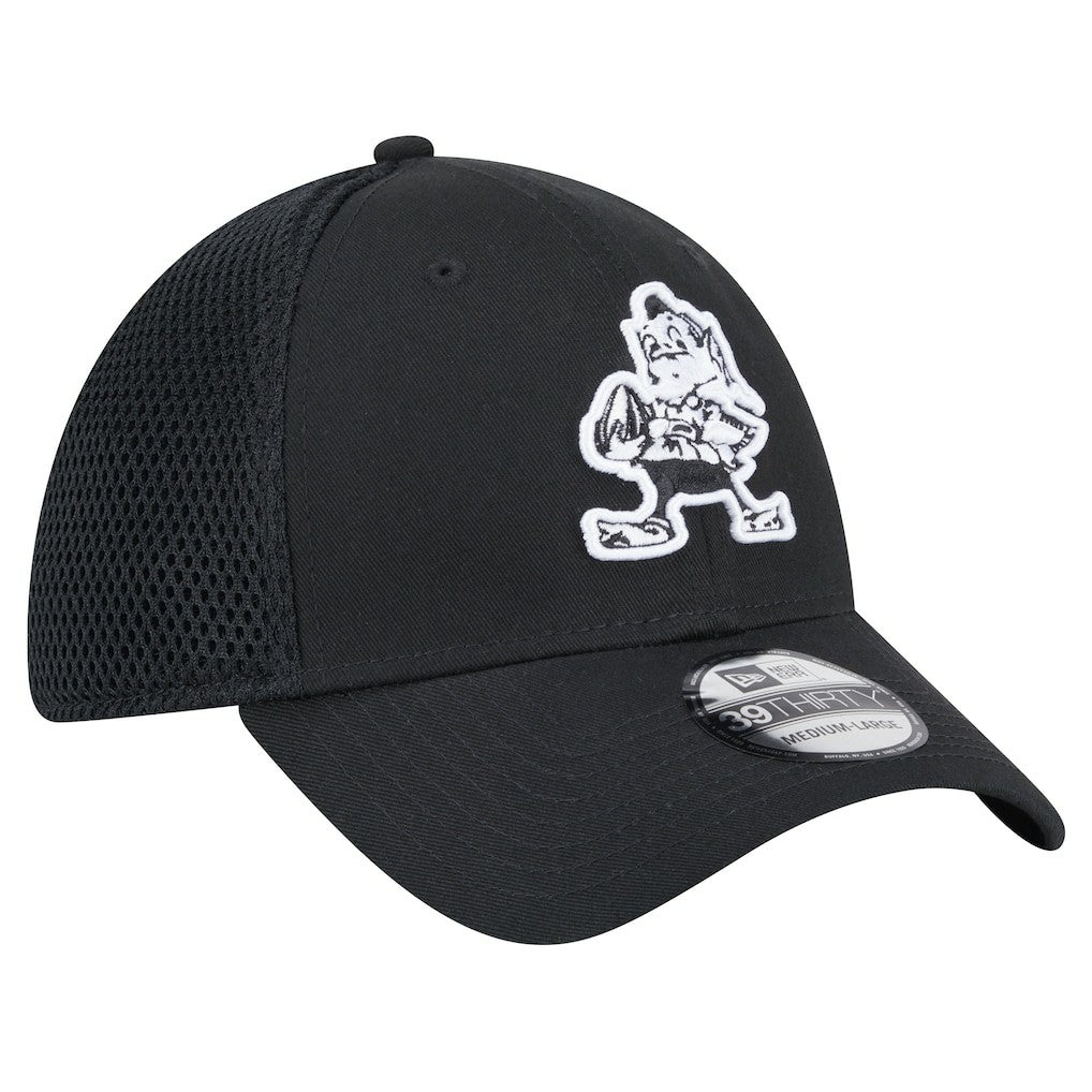 Cleveland Browns New Era Main Neo 39THIRTY Flex Hat - Black for sale