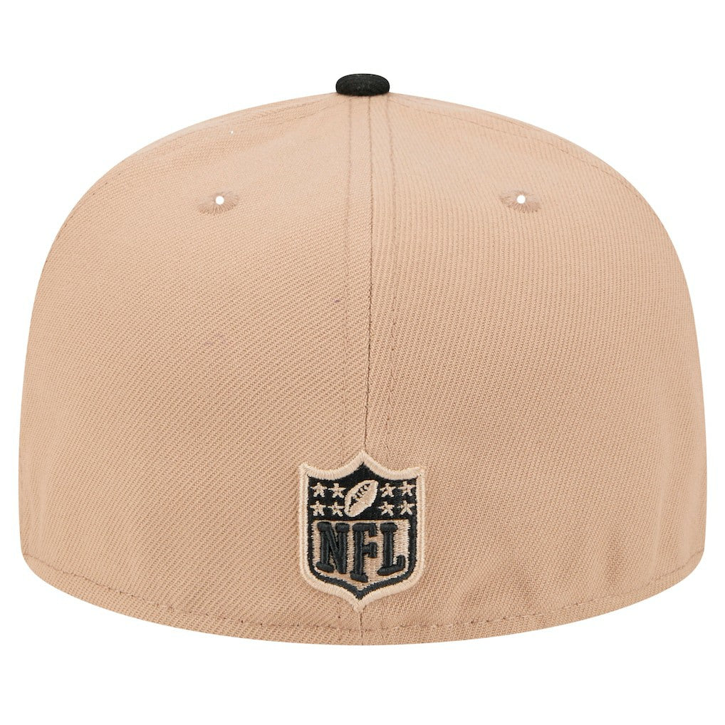 Baltimore Ravens New Era Logo Main 59FIFTY Fitted Hat - Tan cheap
