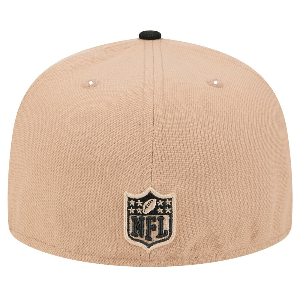 Baltimore Ravens New Era Logo Main 59FIFTY Fitted Hat - Tan cheap