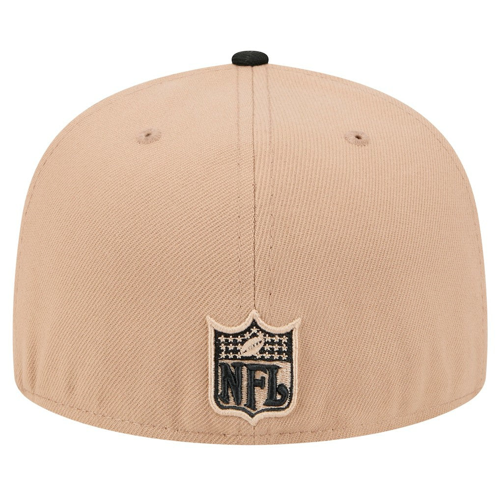 Atlanta Falcons New Era Throwback Logo Main 59FIFTY Fitted Hat - Tan outlet