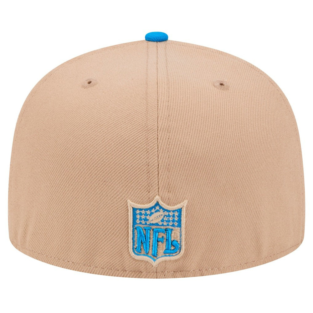 Detroit Lions New Era Throwback Logo Main 59FIFTY Fitted Hat - Tan for sale