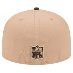 Cleveland Browns New Era Throwback Logo Main 59FIFTY Fitted Hat - Tan cheap