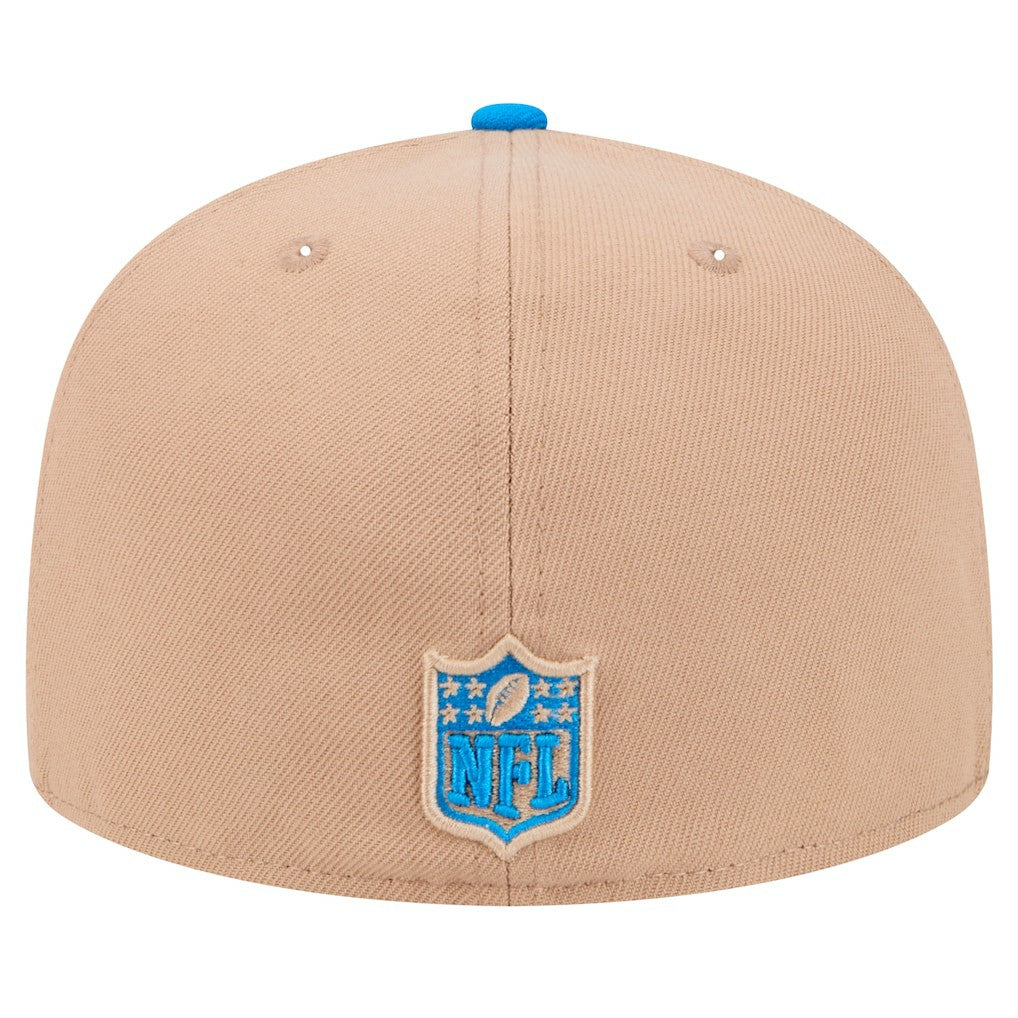 Detroit Lions New Era Logo Main 59FIFTY Fitted Hat - Tan for sale