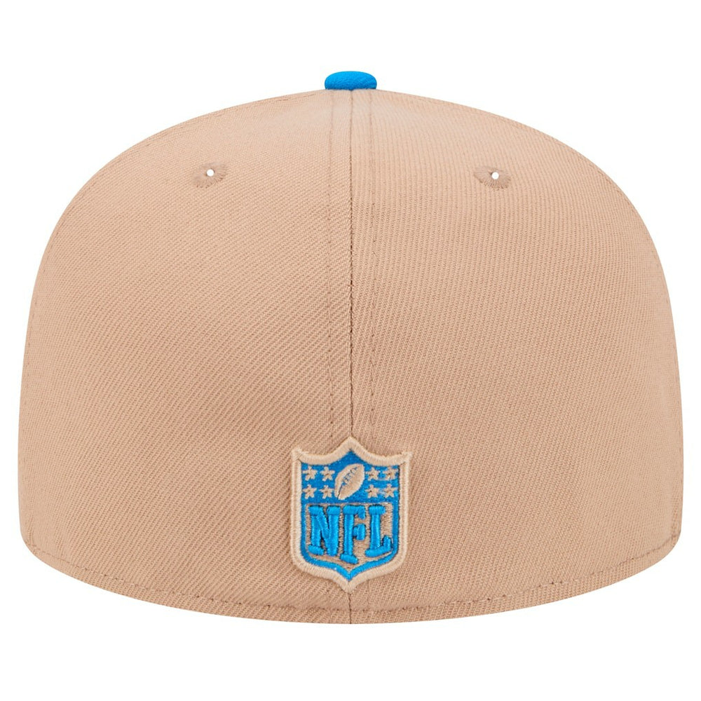Detroit Lions New Era Logo Main 59FIFTY Fitted Hat - Tan for sale