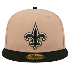 New Orleans Saints New Era Logo Main 59FIFTY Fitted Hat - Tan sale