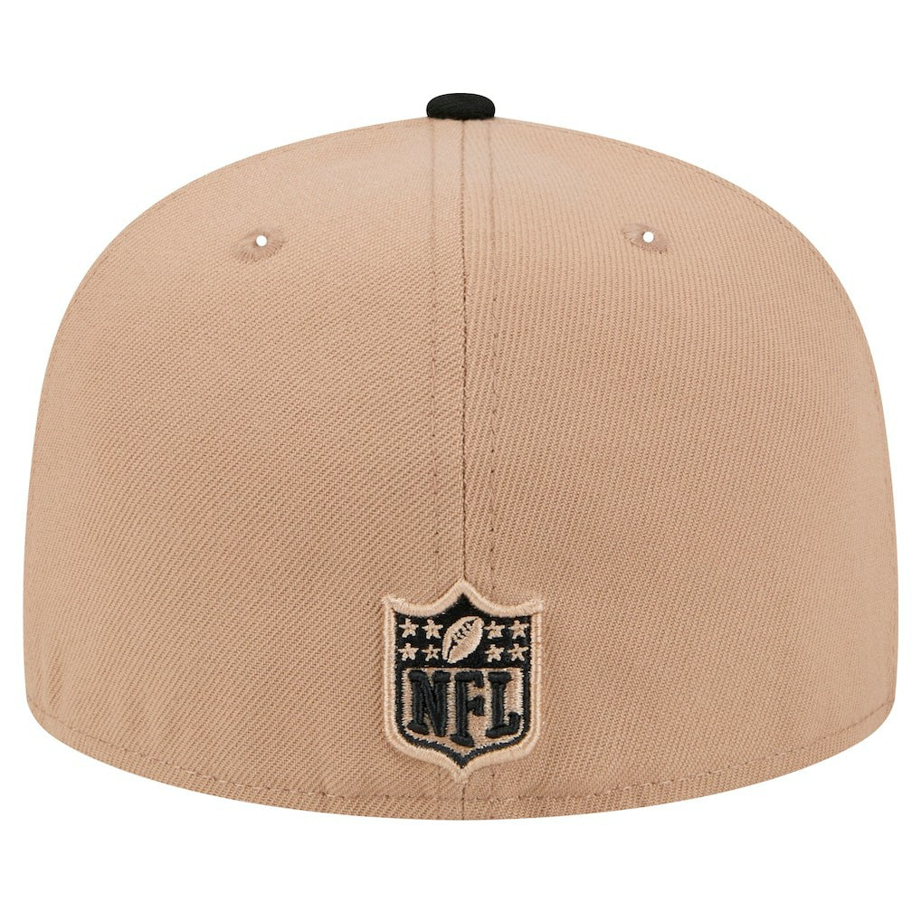 New Orleans Saints New Era Logo Main 59FIFTY Fitted Hat - Tan sale