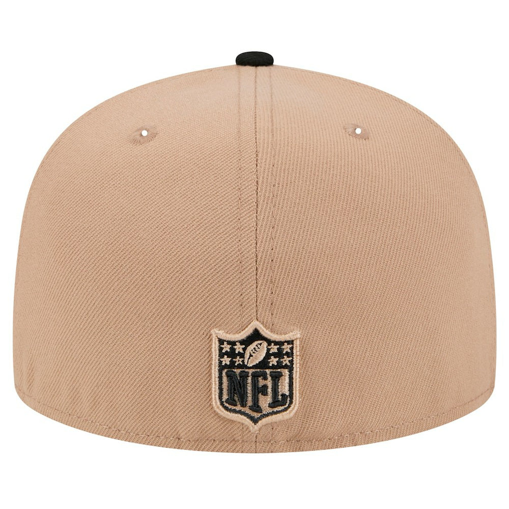 New Orleans Saints New Era Logo Main 59FIFTY Fitted Hat - Tan sale