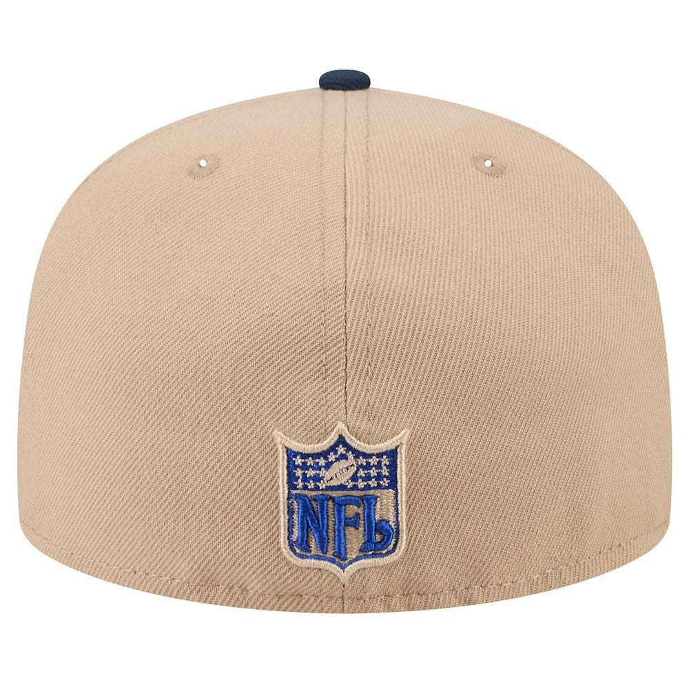 New York Giants New Era Wordmark Logo Main 59FIFTY Fitted Hat - Tan sale
