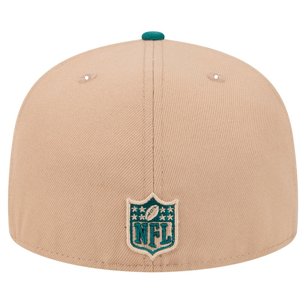 Philadelphia Eagles New Era Logo Main 59FIFTY Fitted Hat - Tan online