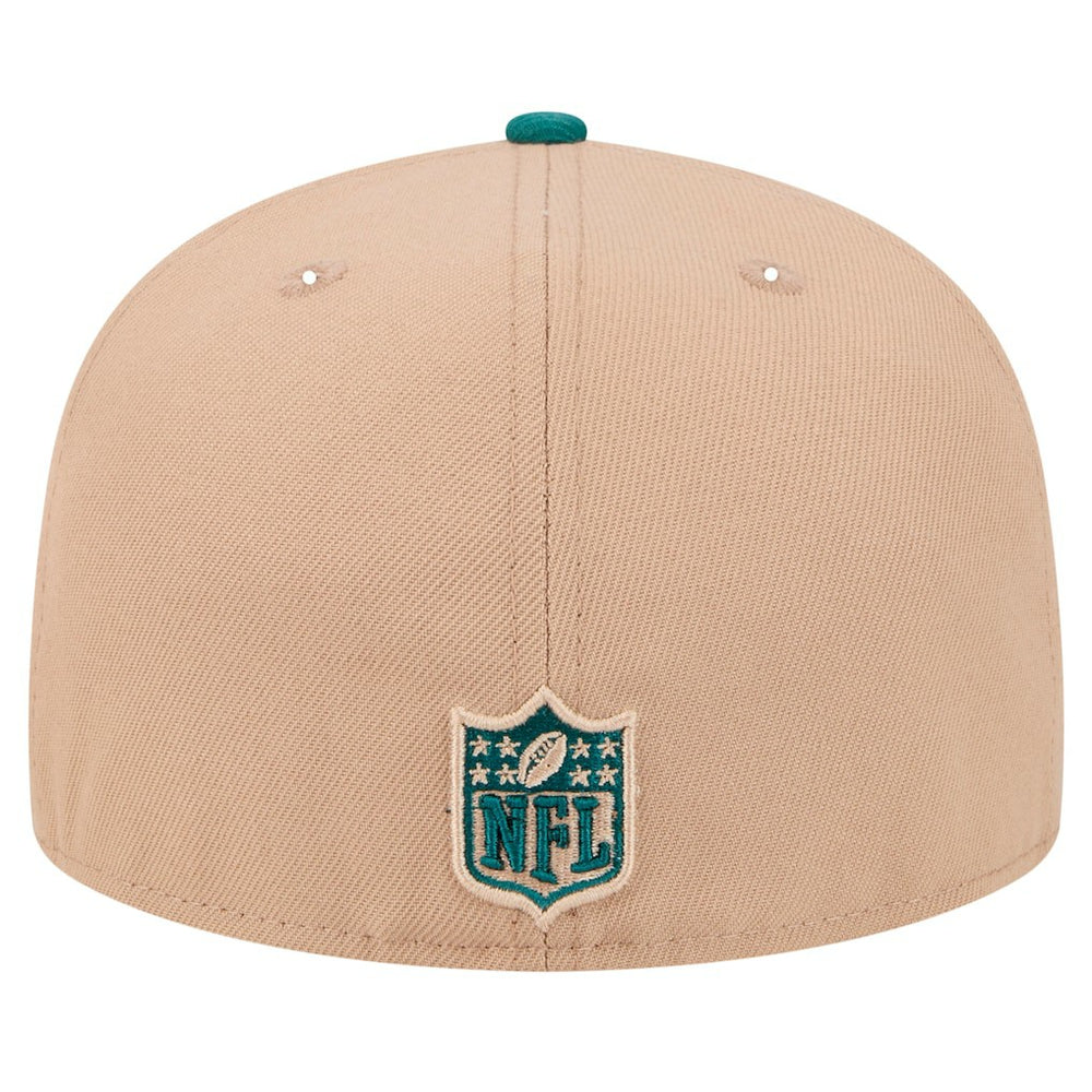 Philadelphia Eagles New Era Logo Main 59FIFTY Fitted Hat - Tan online