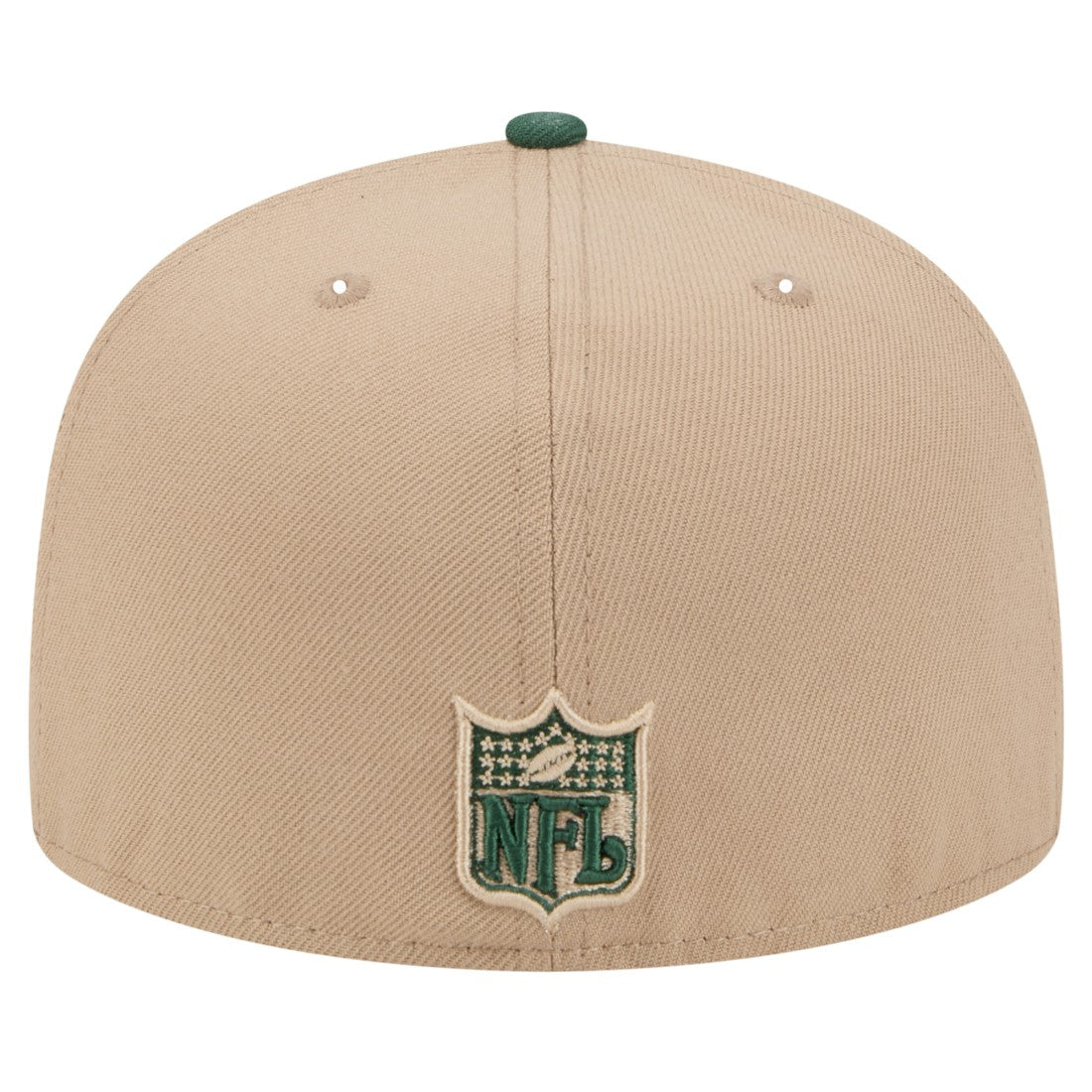 Green Bay Packers New Era Throwback Logo Main 59FIFTY Fitted Hat - Tan for sale