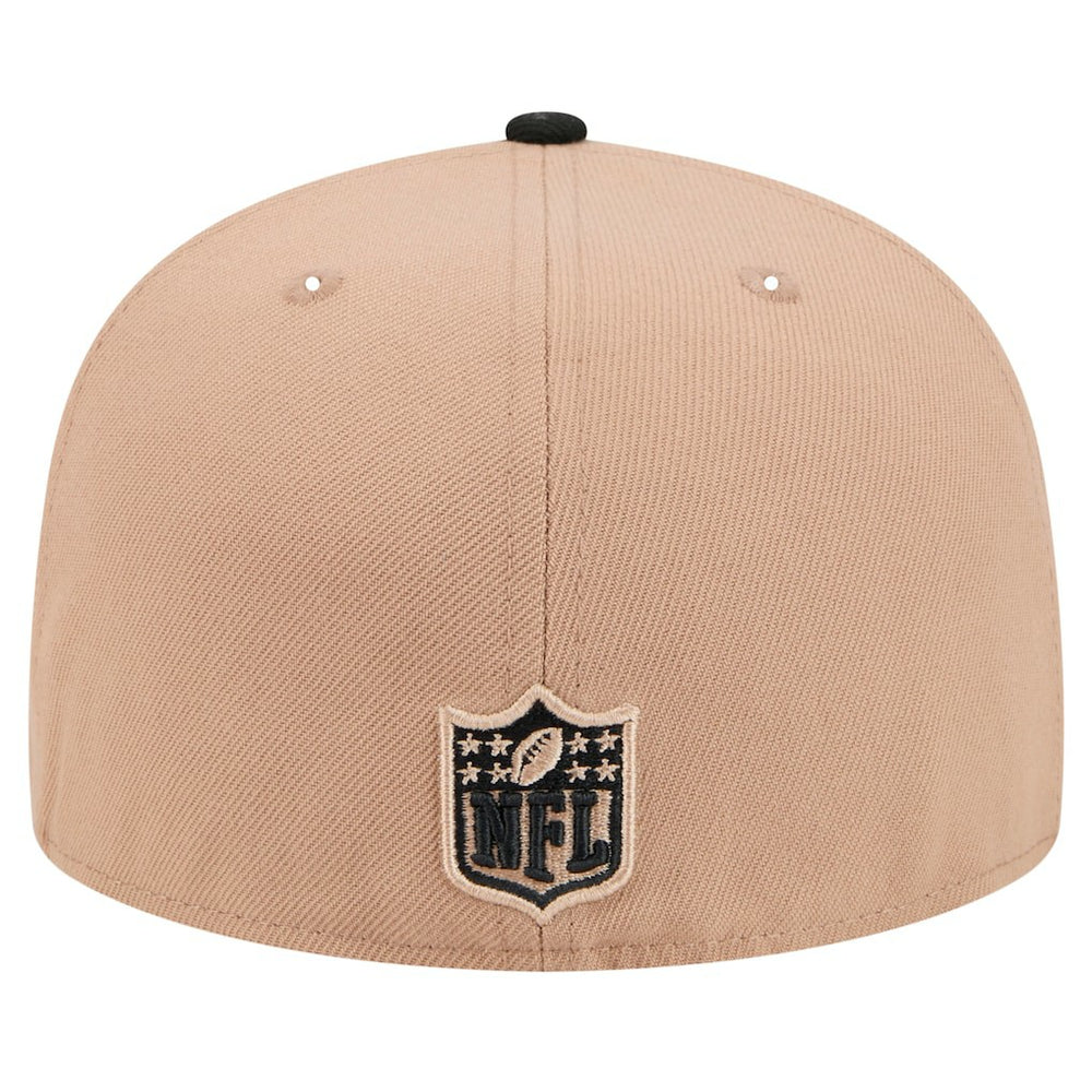 Pittsburgh Steelers New Era Logo Main 59FIFTY Fitted Hat - Tan sale