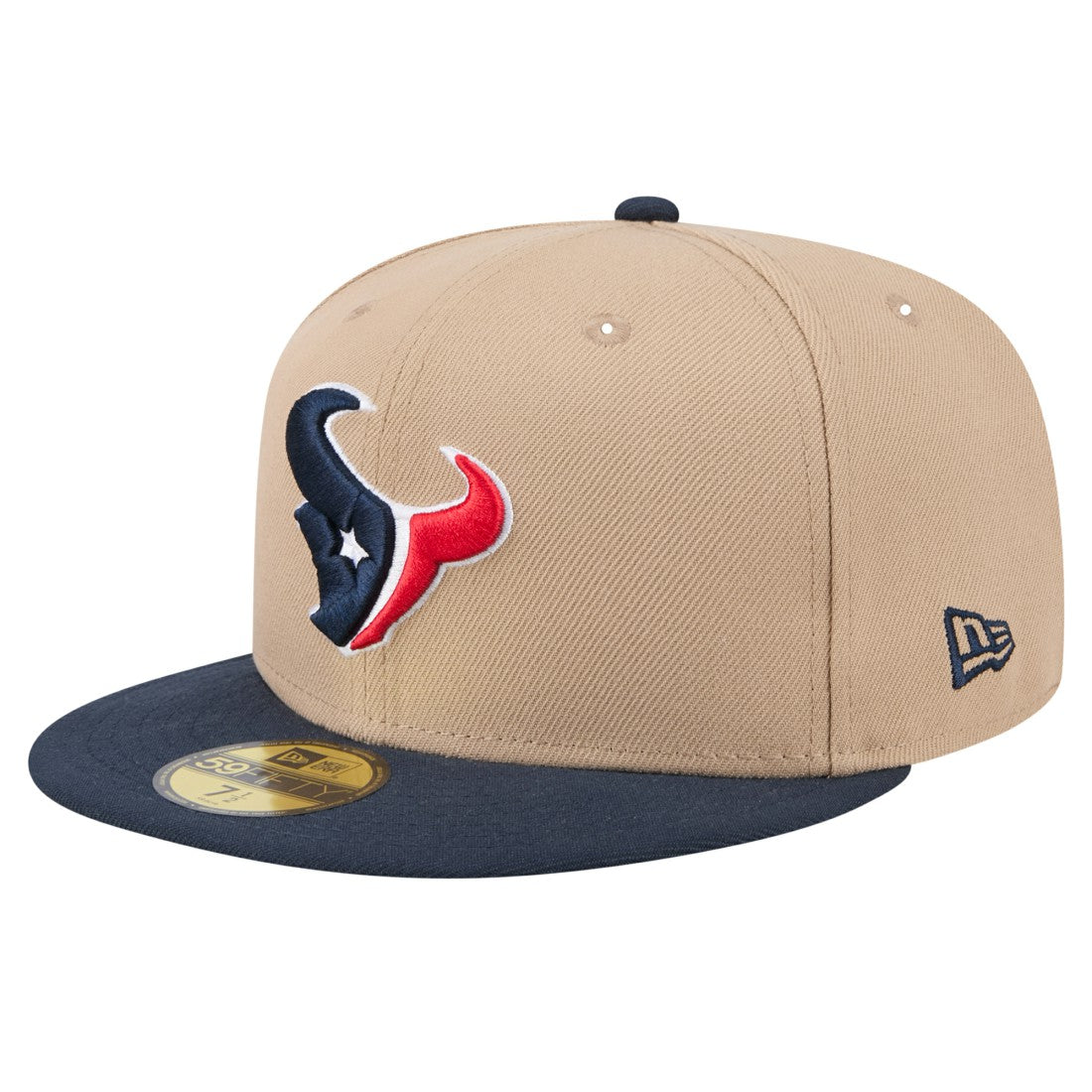 Houston Texans New Era Logo Main 59FIFTY Fitted Hat - Tan online