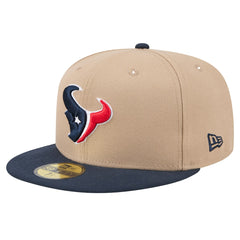 Houston Texans New Era Logo Main 59FIFTY Fitted Hat - Tan online