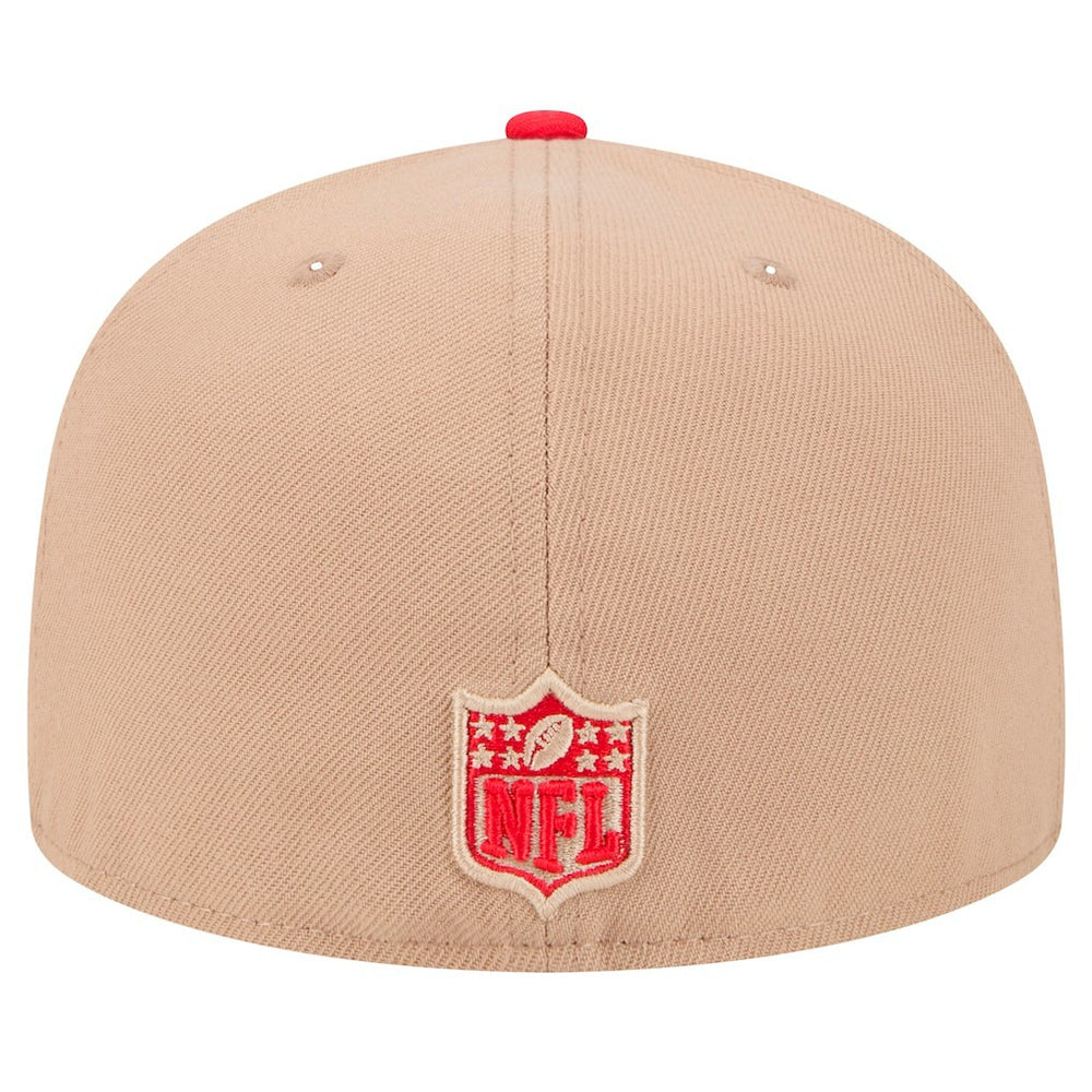 Kansas City Chiefs New Era Logo Main 59FIFTY Fitted Hat - Tan online
