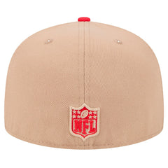 Kansas City Chiefs New Era Logo Main 59FIFTY Fitted Hat - Tan online