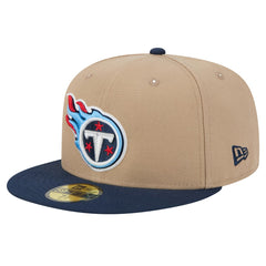 Tennessee Titans New Era Logo Main 59FIFTY Fitted Hat - Tan online