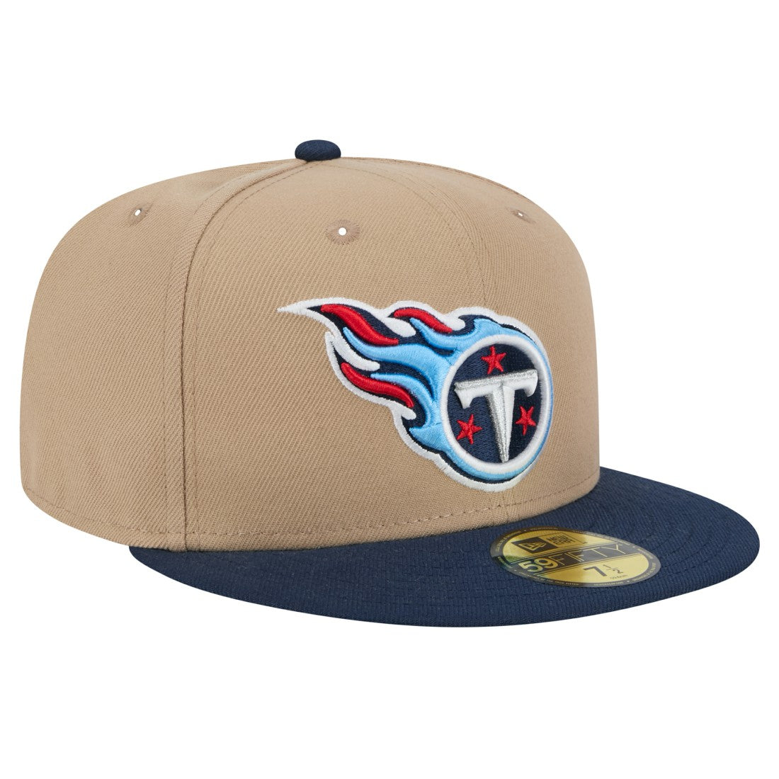 Tennessee Titans New Era Logo Main 59FIFTY Fitted Hat - Tan online