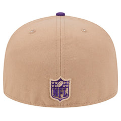Minnesota Vikings New Era Logo Main 59FIFTY Fitted Hat - Tan sale