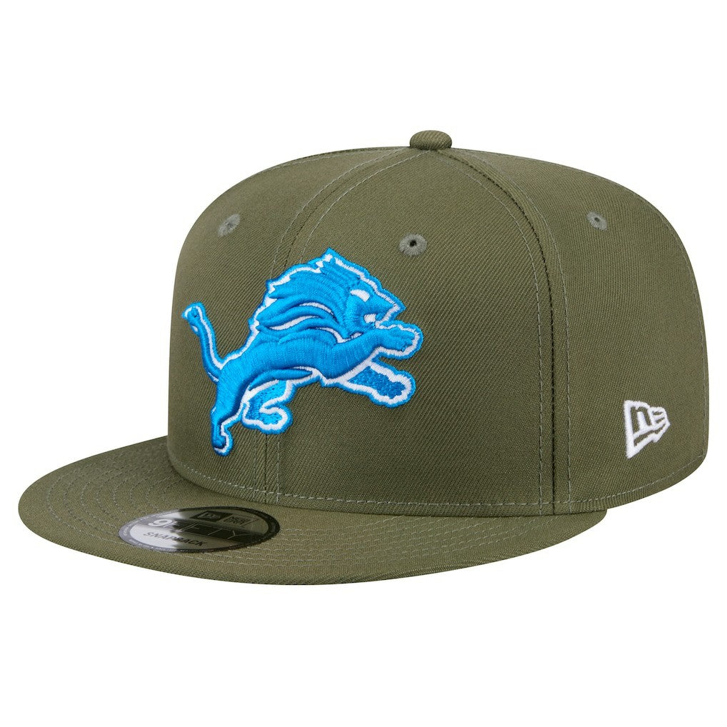 Detroit Lions New Era Main 9FIFTY Snapback Hat - Olive cheap
