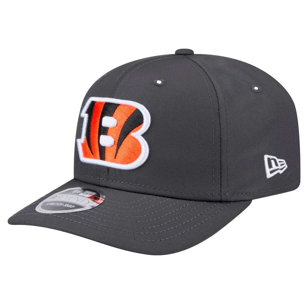 Cincinnati Bengals New Era Main 9SEVENTY Stretch-Snap Hat - Graphite for sale