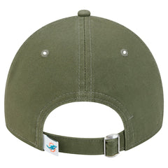 Miami Dolphins New Era Main 9TWENTY Adjustable Hat - Olive for sale
