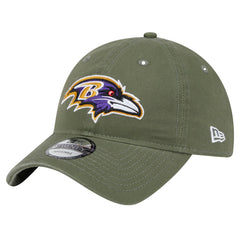 Baltimore Ravens New Era Main 9TWENTY Adjustable Hat - Olive discount