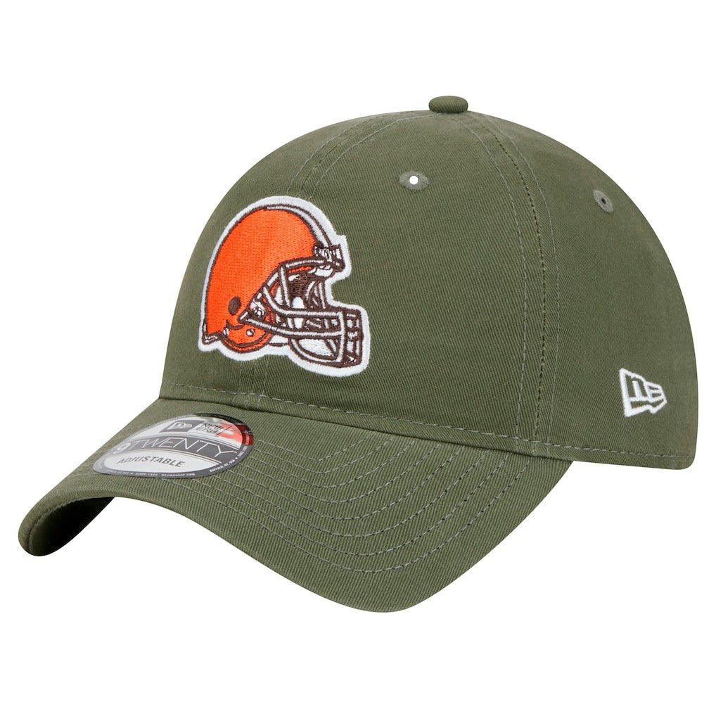 Cleveland Browns New Era Main 9TWENTY Adjustable Hat - Olive outlet